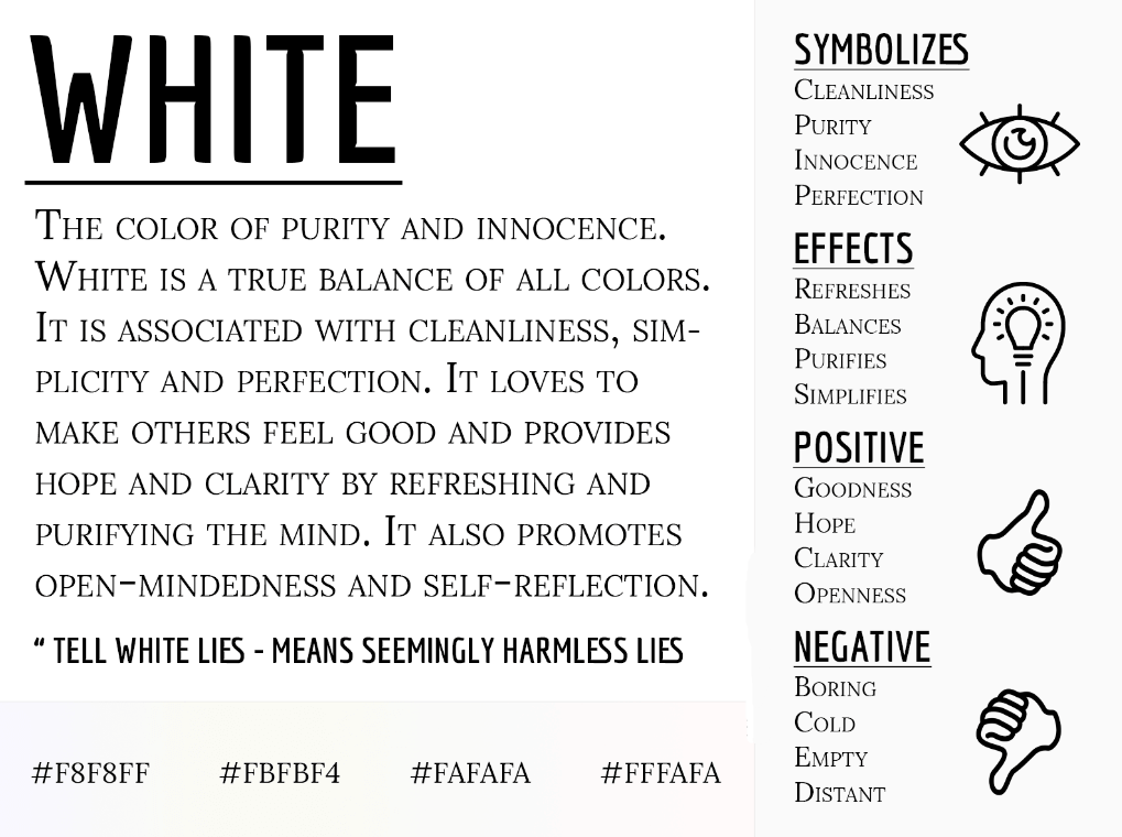 White Color Dream Meaning